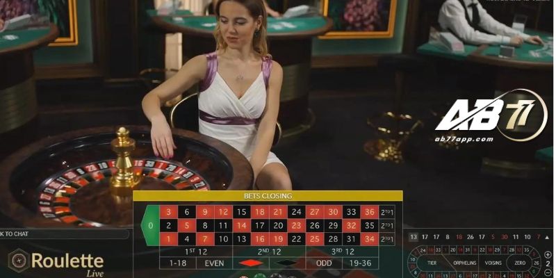 Cá cược các đầu game Roulette tại sảnh AE Sexy AB77